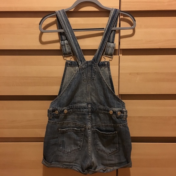 Blank NYC Denim Short Overalls - Picture 3 of 5